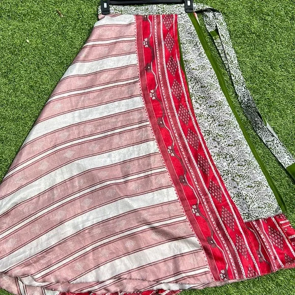 Reversible Flowy Gypsy Maxi Skirt, OS - Picture 7 of 12